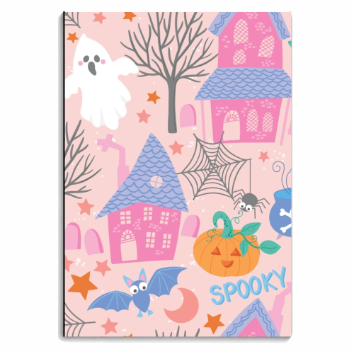 Pastel Halloween - personalised A4, A5, A6 notebook by Mandy Kippax