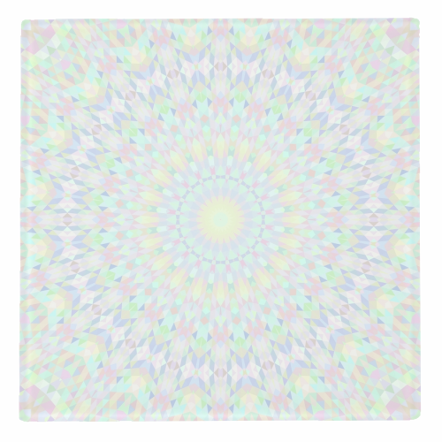 Pastel Kaleidoscope - personalised beer coaster by Kaleiope Studio