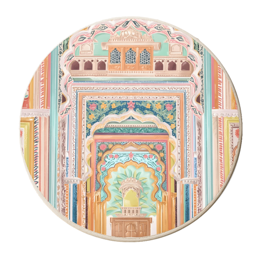 Patrika Gate Travel - personalised beer coaster by Kun Pact