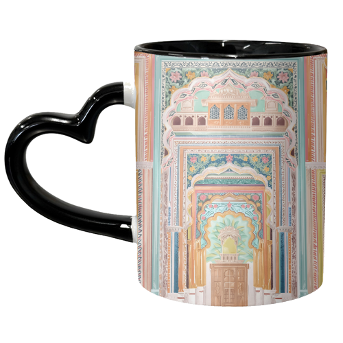 Patrika Gate Travel - unique mug by Kun Pact
