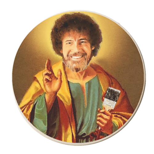 Patron Saint Of Chill - personalised beer coaster by Wallace Elizabeth