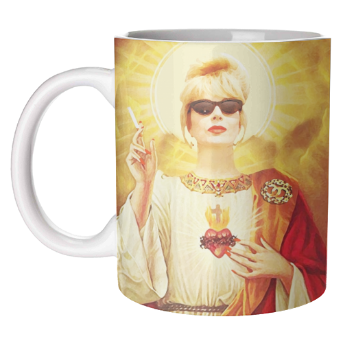 Patron Saint Of Fab - Patsy - unique mug by Wallace Elizabeth