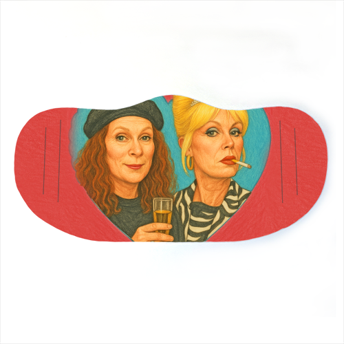 Patsy and Eddie - face cover mask by AP