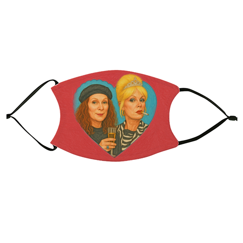 Patsy and Eddie - face cover mask by AP