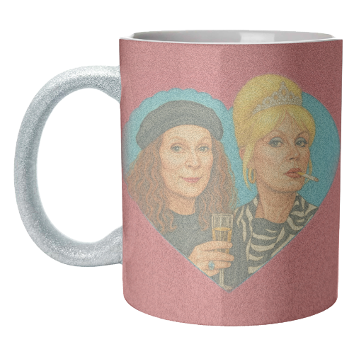 Patsy and Eddie - unique mug by AP