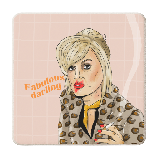 Patsy Stone - personalised beer coaster by The Queer Store
