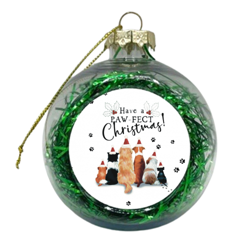 Pawfect Christmas Dogs - xmas bauble by Giddy Kipper