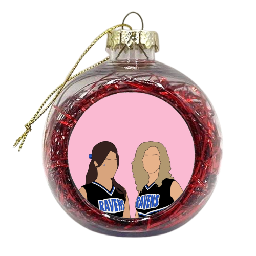 Payton and Brooke print - xmas bauble by The Girl Next Draw