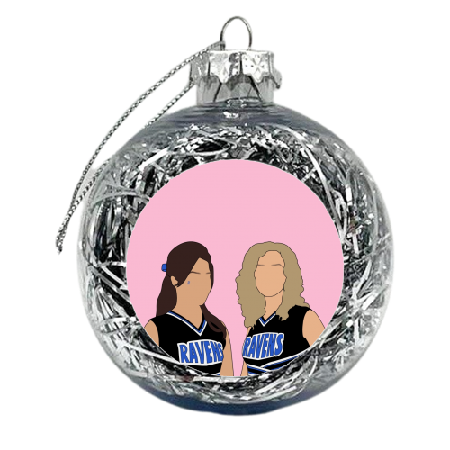 Payton and Brooke print - xmas bauble by The Girl Next Draw