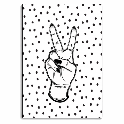 Peace - personalised A4, A5, A6 notebook by Hollie Mills