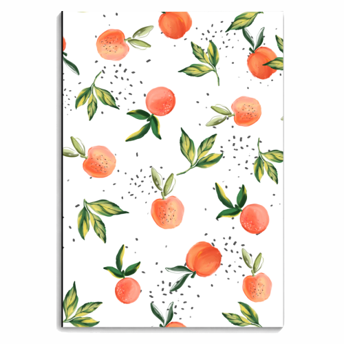 Peach Love 001 - personalised A4, A5, A6 notebook by Mukta Lata Barua