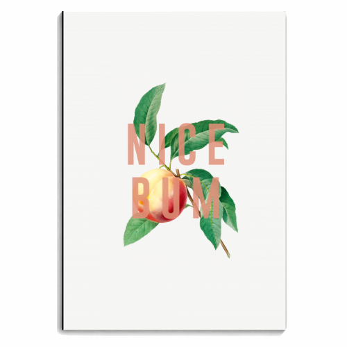 Peach Nice Bum - personalised A4, A5, A6 notebook by The 13 Prints