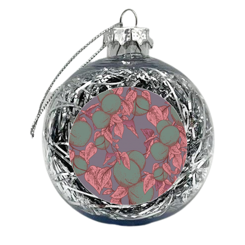Peach Orchard - xmas bauble by Draper & Harlow