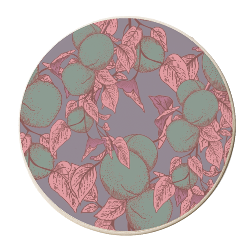 Peach Orchard - personalised beer coaster by Draper & Harlow