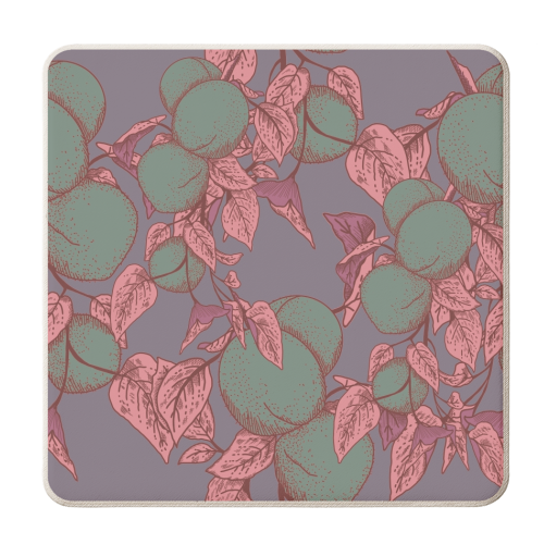 Peach Orchard - personalised beer coaster by Draper & Harlow