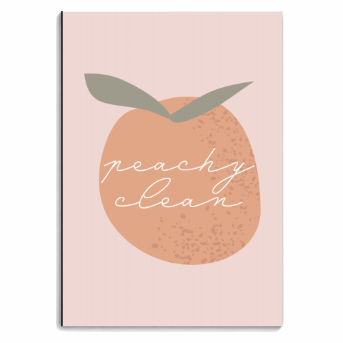 Peachy Clean Peach - personalised A4, A5, A6 notebook by Toni Scott
