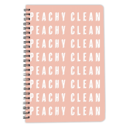 Peachy Clean Shadow Font - personalised A4, A5, A6 notebook by Toni Scott