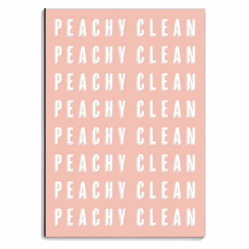 Peachy Clean Shadow Font - personalised A4, A5, A6 notebook by Toni Scott