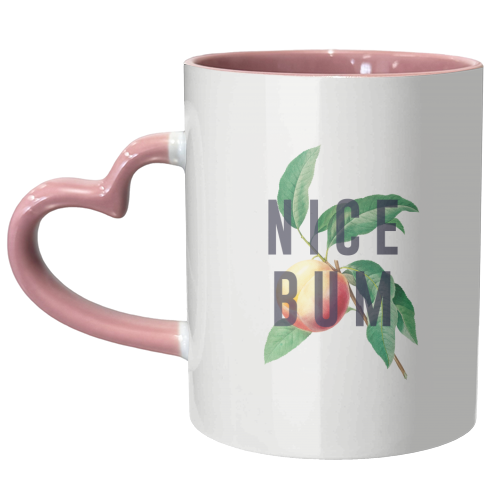 Peachy Nice Bum - unique mug by The 13 Prints
