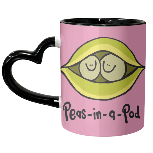 Peas-in-a-Pod - unique mug by Emma Donovan
