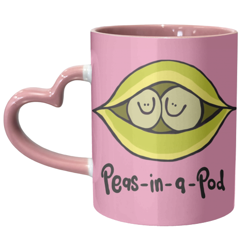 Peas-in-a-Pod - unique mug by Emma Donovan