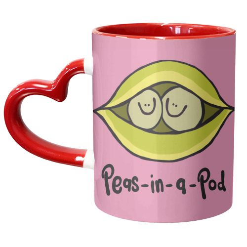 Peas-in-a-Pod - unique mug by Emma Donovan