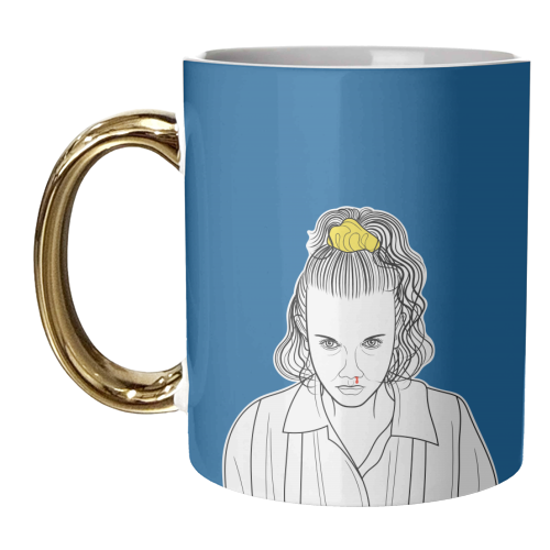 Peculiar Friend Birthday Greeting - unique mug by Adam Regester