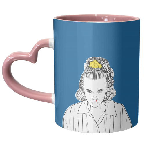 Peculiar Friend Birthday Greeting - unique mug by Adam Regester