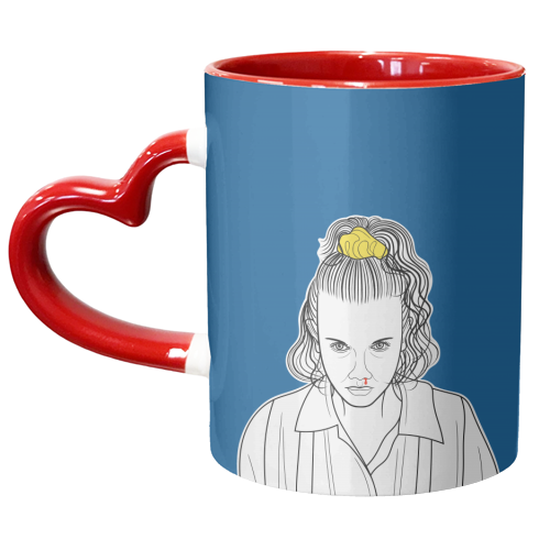 Peculiar Friend Birthday Greeting - unique mug by Adam Regester