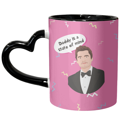 Pedro Pascal - Daddy Is A State Of Mind - unique mug by Laura Lonsdale