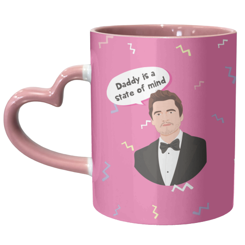 Pedro Pascal - Daddy Is A State Of Mind - unique mug by Laura Lonsdale