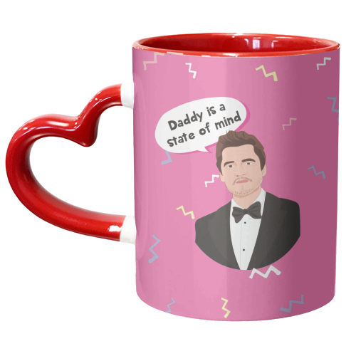 Pedro Pascal - Daddy Is A State Of Mind - unique mug by Laura Lonsdale