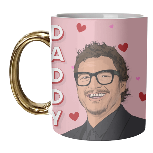 Pedro pascal daddy - unique mug by The Girl Next Draw
