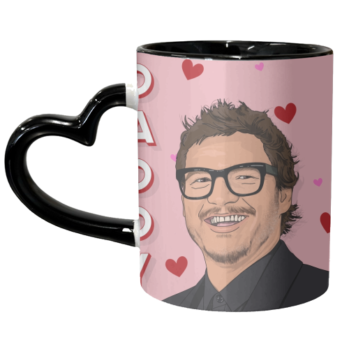 Pedro pascal daddy - unique mug by The Girl Next Draw