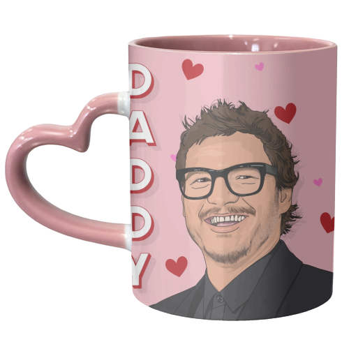 Pedro pascal daddy - unique mug by The Girl Next Draw