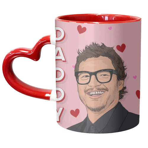 Pedro pascal daddy - unique mug by The Girl Next Draw