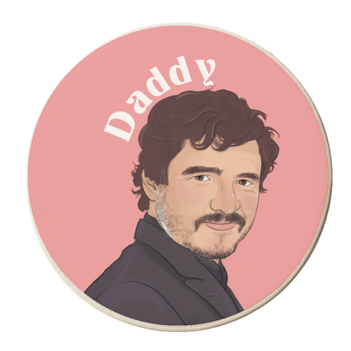 Pedro Pascal - personalised beer coaster by The Queer Store