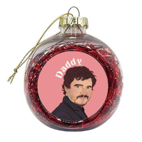 Pedro Pascal - xmas bauble by The Queer Store