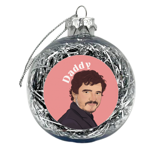 Pedro Pascal - xmas bauble by The Queer Store