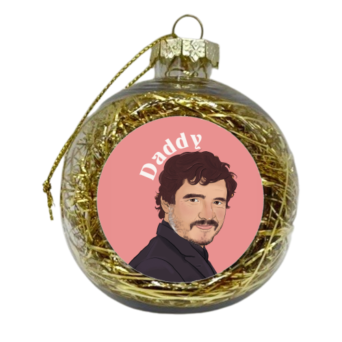 Pedro Pascal - xmas bauble by The Queer Store