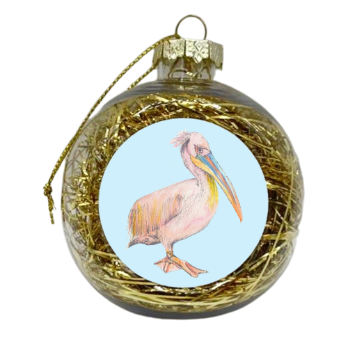 Pelican - xmas bauble by Rachel Foreman