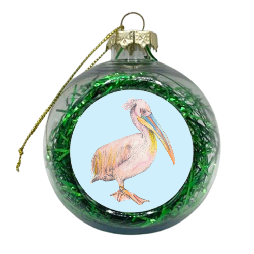 Pelican - xmas bauble by Rachel Foreman