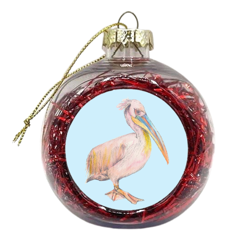 Pelican - xmas bauble by Rachel Foreman