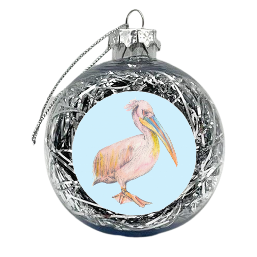 Pelican - xmas bauble by Rachel Foreman