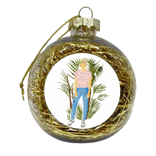 Penache - xmas bauble by Uma Prabhakar Gokhale