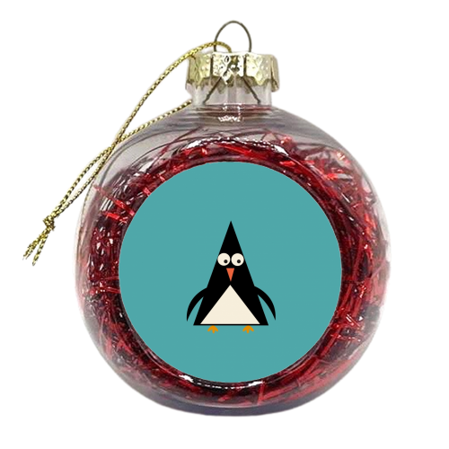Penguin - xmas bauble by Maria Cox