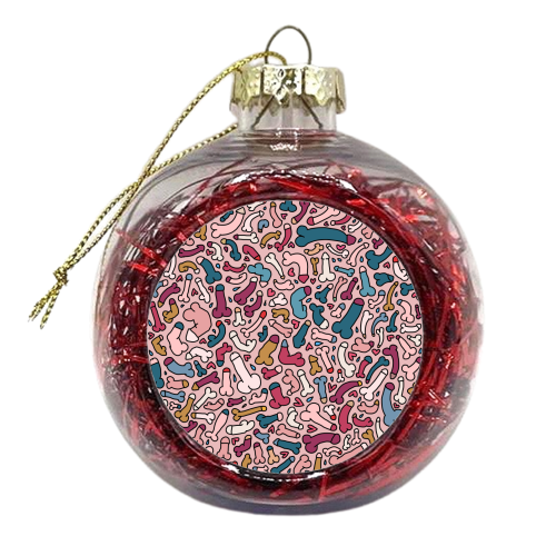 Penis humor for a friend - xmas bauble by andrea zuza