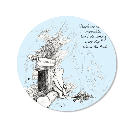 People Say Nothing is Impossible - Magnet by Ms Doodle