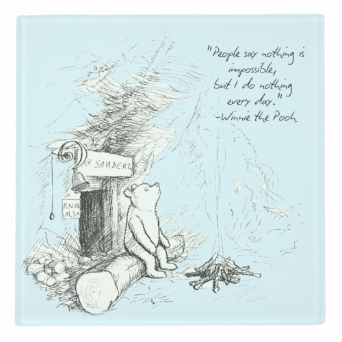 People Say Nothing is Impossible - personalised beer coaster by Ms Doodle