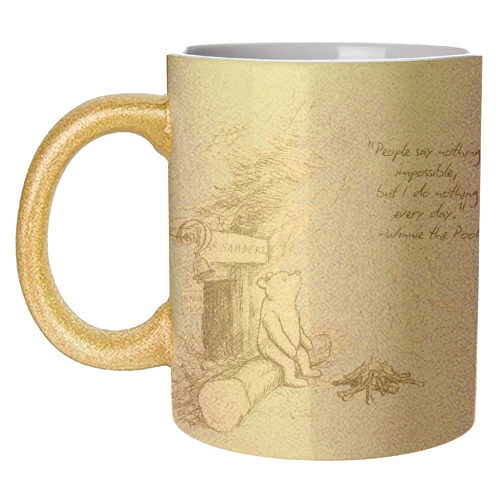 People Say Nothing is Impossible - unique mug by Ms Doodle